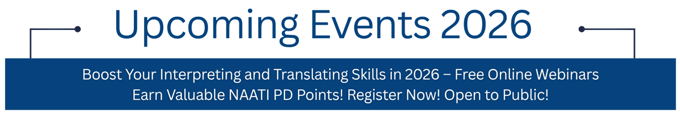 Upcoming Events